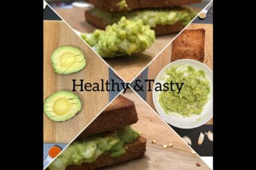 Easy and Tasty Breakfast....|| Bread Avocado Toast.......||Healthy recipe....|| Avocado Toast...
