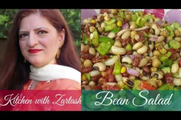 Bean Salad Recipe | Kitchen with Zartash | Weight Loss Recipes | Urdu/Hindi