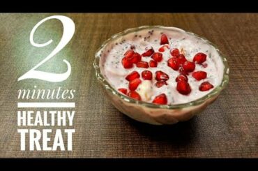 Lazy 2 Minutes Healthy Treat | Quick And Healthy Snacks | Healthy Recipes |Healthy Snacking