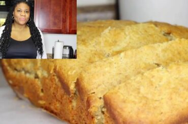 yummy banana bread recipe for breakfast!!healthy low calorie.eat to stay in shape and healthy