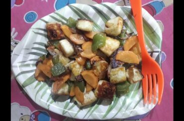 Stir fried paneer|Food for glowing skin|Healthy weight loss recipe|Chinese style stir fried paneer|