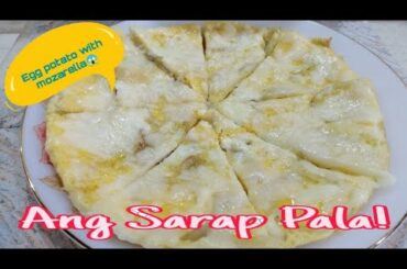 Egg potato with mozarella|Perfect Breakfast|Quick Recipe