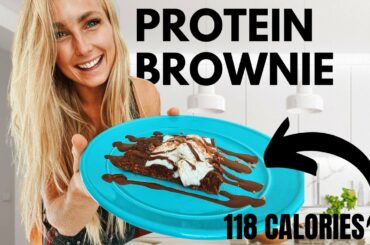VERY LOW CALORIE PROTEIN BROWNIE RECIPE! Easy anabolic brownies - weight-loss & muscle growth & abs