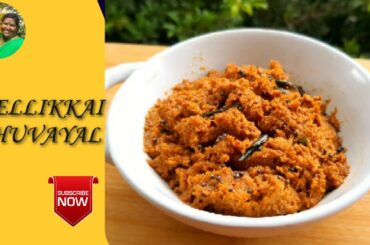 Nellikkai Thuvayal in Tamil || Amla Thuvayal || Healthy Food in Tamil || 4K - Recipe #475