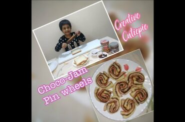 Choco Jam Pinwheel | Pinwheel Sandwich Recipe | Kids Recipes | Snacks without Fire
