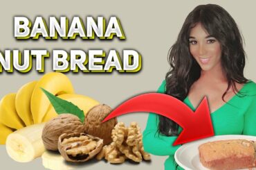 How To Make Healthy Banana Nut Bread | Healthy & Easy Banana Bread Recipe | Trending With Victoria