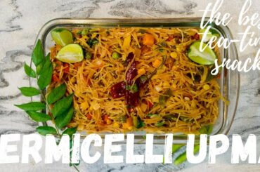 Vermicelli Upma | Brunch recipes | Semiya Upma recipe | Healthy Snack Recipe