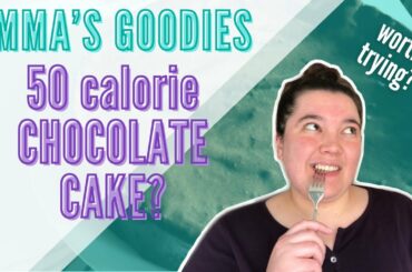I tried Emma’s Goodies 50 calorie chocolate cake (satisfied my cake cravings?) | Weight Loss
