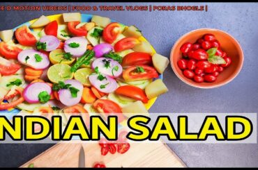 INDIAN SALAD RECIPES | VEG SALAD | STOP MOTION VIDEO | HEALTHY FOOD | SALAD RECIPES | FOOD VLOGS |