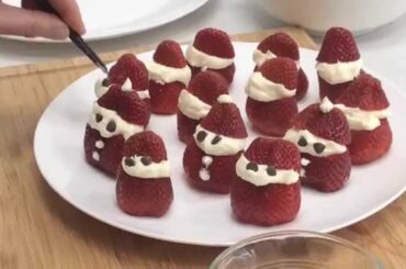 Healthy Food Guide Strawberry Santas