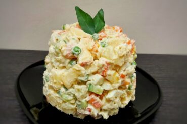 Olivier Russian Salad || Healthy Salad Recipe