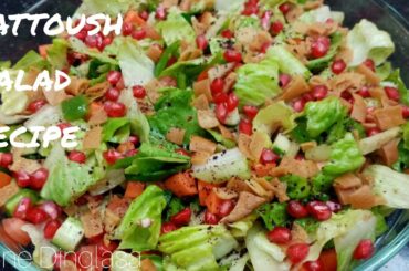 How to Make FATTOUSH SALAD (Healthy & Easy Recipe)