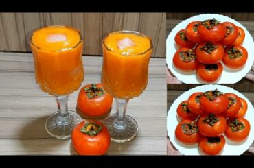Japani Phal Ka Juice Recipe By Maria Ansari || Healthy Fresh Juice Recipe ||