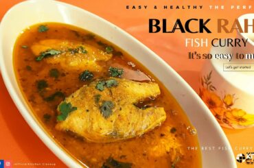 Easy & Healthy The Perfect Black Rahu Fish Curry Recipe| How To Make Black Rahu Fish Curry|FishSalan