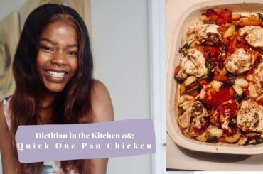Dietitian in the Kitchen EP 08: One Pan Chicken | Healthy Recipes | South African Youtuber