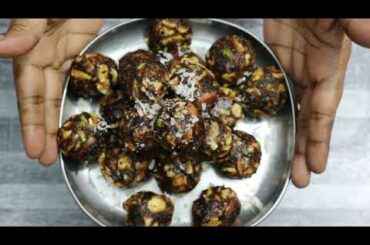 Healthy Nuts Laddoo | Shali's Healthy Recipes