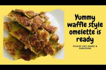Waffle style omelette | Easy breakfast recipe | Healthy Recipe | Food Workshop with Radhika