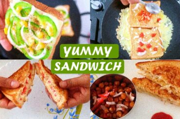 Healthy and easy sandwich recipes for KIDS and All #hindivlog