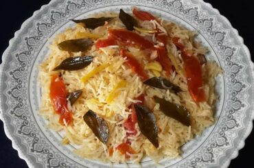 Ginger Tomato Rice /Dinner Recipes/Veg Recipes/Ginger Recipes/Tomato Recipes/Fried Rice Recipes #582