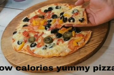 Only 50 calories per slice pizza recipe - within 10 minutes by subway fix it