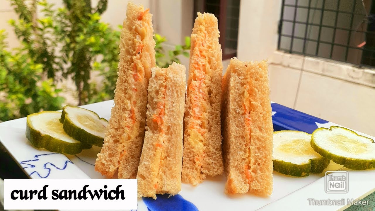 CURD/ DAHI SANDWICH/ EASY HEALTHY SANDWICH RECIPE/ BREAKFAST SANDWICH #sandwhich #snack #breakfast CURD/ DAHI SANDWICH/ EASY HEALTHY SANDWICH RECIPE/ BREAKFAST SANDWICH #sandwhich #snack #breakfast
