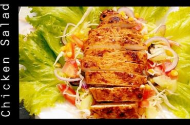 Chicken Salad Recipe| Quick And Healthy Chicken Salad Recipe By Student's Kitchen Secrets