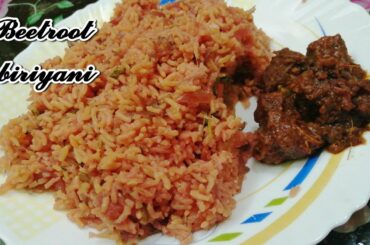Beetroot biriyani recipe in tamil/ healthy food beetroot  rice/creative recipe