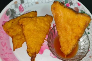 5 Minutes Evening Snacks Recipe | Easy Snacks Recipe | #breadbajji- Instant snacks with Bread Recipe