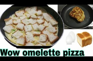 wow omelette pizza || Evening & Morning healthy snacks recipe || Quick & Easy Snacks
