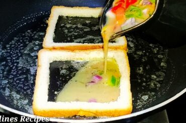 5 Minutes Evening Snacks Recipe |Quick & Tasty Bread Snacks|Very Tasty Evening Snacks |