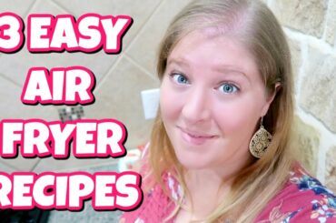 HEALTHY AIR FRYER RECIPES | CRUNCHY CHICKPEAS | AIR FRYER PITA BREAD PIZZA