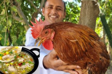 Desi Murgh Soup Recipe | Super Healthy Soup | Village Style | Desi Murgh Yakhni | Mubashir Saddique