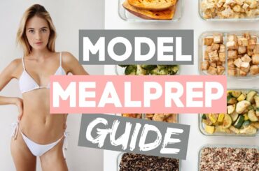 Healthy Model Meal Prep | Budget Friendly, Super Simple & Very Easy, & Vegan Options | Sanne Vloet