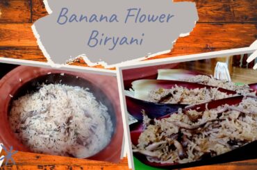 Healthy Banana Flower Biryani | Healthy Recipes Telugu | Tasty Biryani | Recipes with Banana Flower