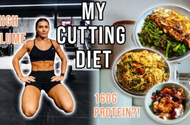 What I Eat when Cutting | LOW Calorie High VOLUME Meals