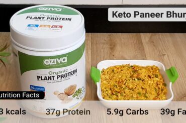 Keto Paneer Bhurji | High Protein | Low Calorie Recipe | Keto Recipes | Healthy Recipe | OZiva