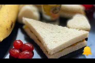 Banana Sandwich || Homemade Banana Jam || Kids Snack|| Healthy & Quick Recipe || My Mishmash Recipes
