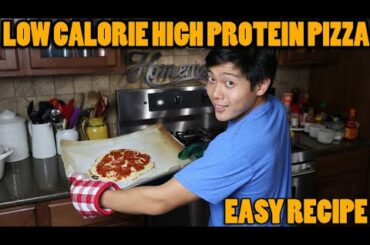 Low Calorie, High Protein Pepperoni Pizza || Healthy Pizza Recipe