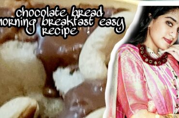 chocolate bread/morning breakfast  / healthy recipes.