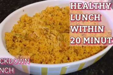 INSTANT AND HEALTHY LUNCHBOX RECIPE WITHIN 20MINUTES |LOCKDOWN HIGH PROTEIN LUNCH |WEIGHTLOSS RECIPE