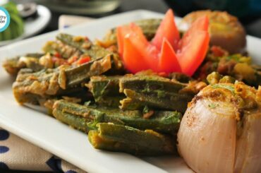 Stuffed Bhindi & Pyaz Recipe By Healthy Food Fusion