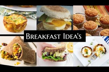 Easy Breakfast Recipes | Breakfast Idea's | Healthy Breakfast Recipes