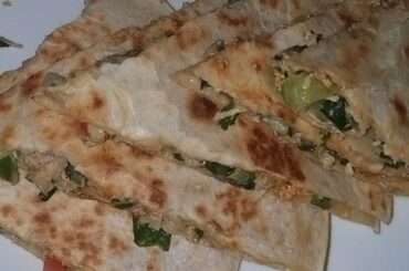 Pan chicken Quesadillas recipe|Healthy chicken quesadillas|chicken quesadillas in Tortilla bread