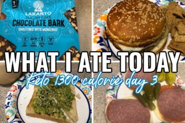 This is working for me! | What I ate on 1300 calories | Keto/Low carb