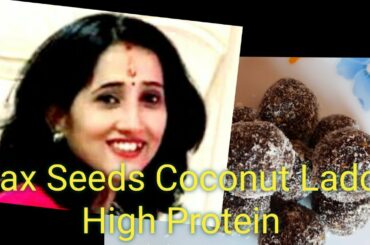 Flax Seeds Coconut Butter Balls(Ladoo) | Healthy Dessert for Weight loss |Day 9 Tip | Navaratri