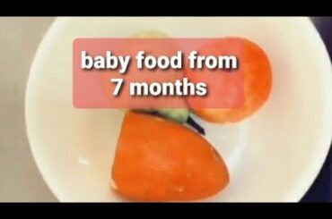 7-month baby food ideas recipe healthy  homemade baby food recipes