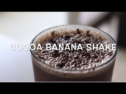 COCOA BANANA MILKSHAKE | Healthy Breakfast Recipes | Easy To Make | No Sugar | Rich in Nutrients COCOA BANANA MILKSHAKE | Healthy Breakfast Recipes | Easy To Make | No Sugar | Rich in Nutrients