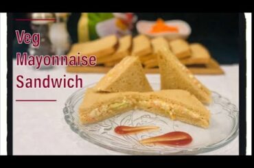 Veg sandwich recipe/sandwich recipe/ Veg Mayonnaise Sandwich/ Healthy Sandwich/ super easy sandwich