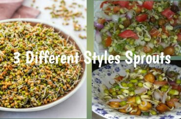 Chana Moong Healthy Recipe | Weight Loss Recipe |3 Different Ways To Make Chana Moong-healthy recipe