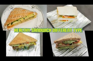 Top five different idea for sandwich/ Healthy sandwich Recipe
